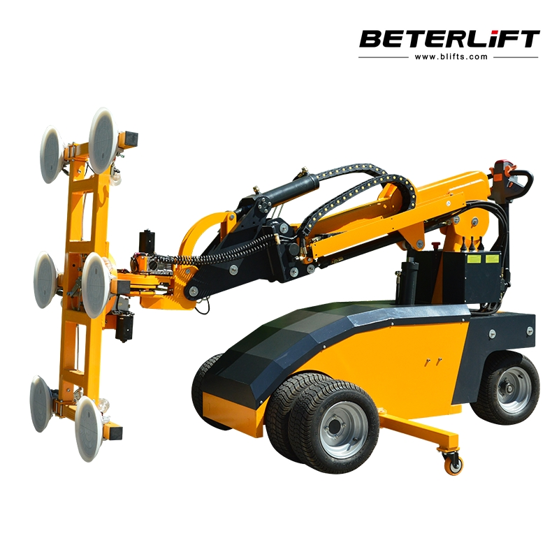 800kg Double Big Wheels Vacuum Glass Suction Lift for Uneven Road