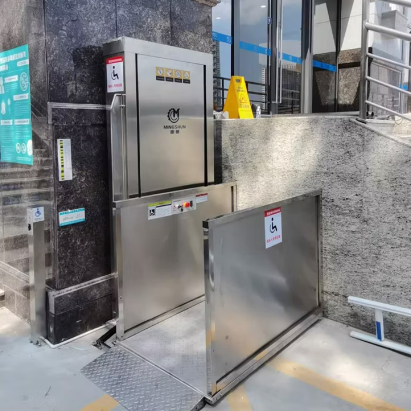 Indoor Outdoor Hydraulic Wheelchair Platform Lift for Disabled Access