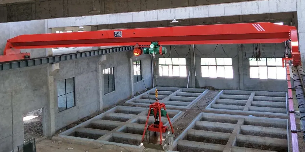 Single Girder Grab Overhead Crane