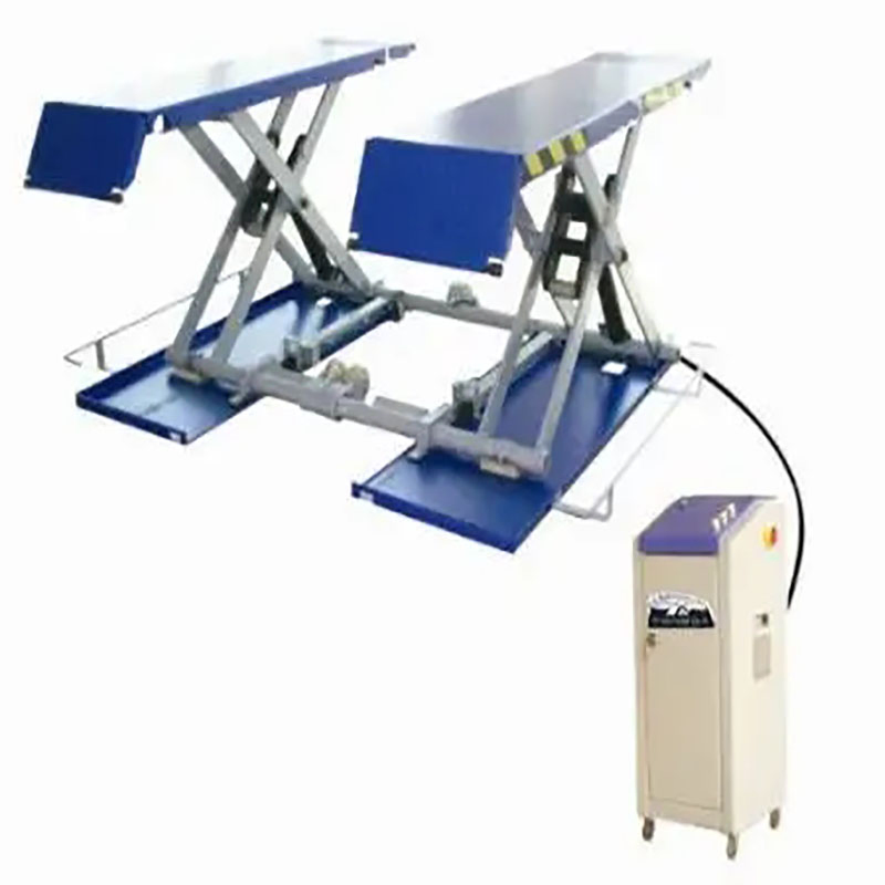 Free Sample Available Clear Floor Portable Scissor Lift for Car