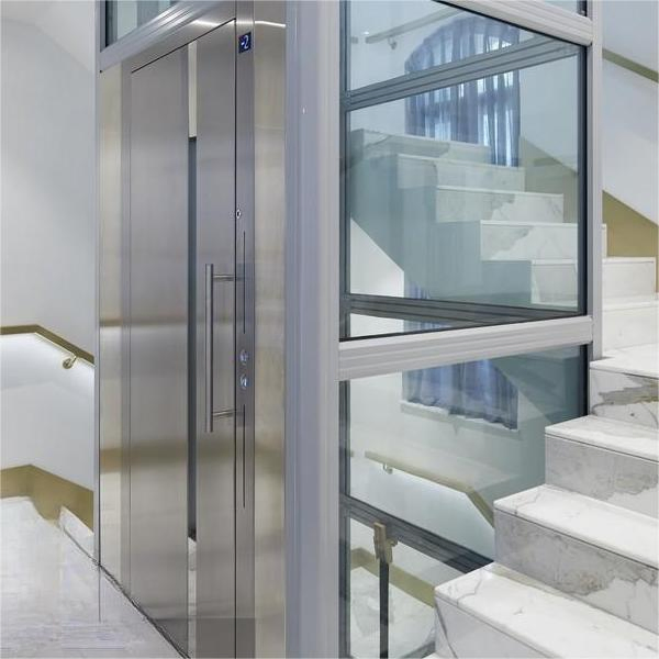 2 Floors with Best Price Hydraulic Home Vertical Traction Villa Panoramic Shaftless Platform Vacuum Passenger Elevator Lift