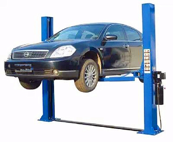 2 Post Hydraulic Car Lift with Double Point Unlock &amp; Base Plate Design – CE Certified Heavy Duty Auto Lift for Automotive Repair Shops