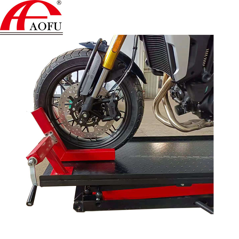 Aofu Pneumatic Bike Motorcycle Lift Table Jack Stand Shop Motorcycle Lift