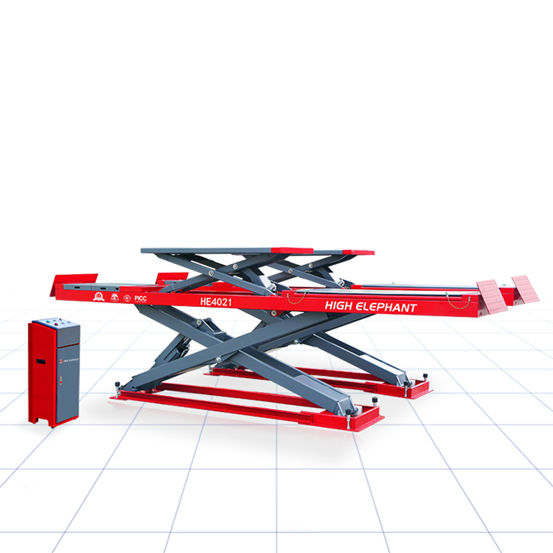 Pneumatic Safety Lock Hydraulic Car Lift with 1850mm Lifting Height