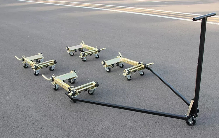 Hongyuan Portable Mechanical Car Mover Lift Hy-Yc03c with Position Floor Jack