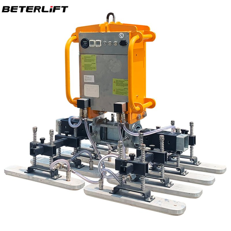 Jib Crane Use Electric Slab Lifter Pneumatic Suction Cup Glass Sandwich Panels Vacuum Lifter 300kg 500kg