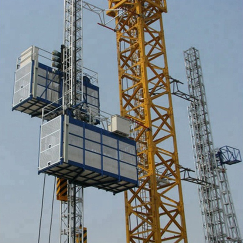 Double Cabin 2t Construction Hoist Lift in USA