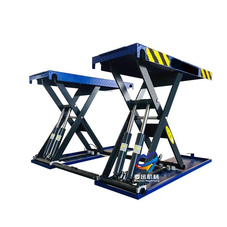 3.5tons Hydraulic Thin on Ground Mobile Garage Scissor Car Lift