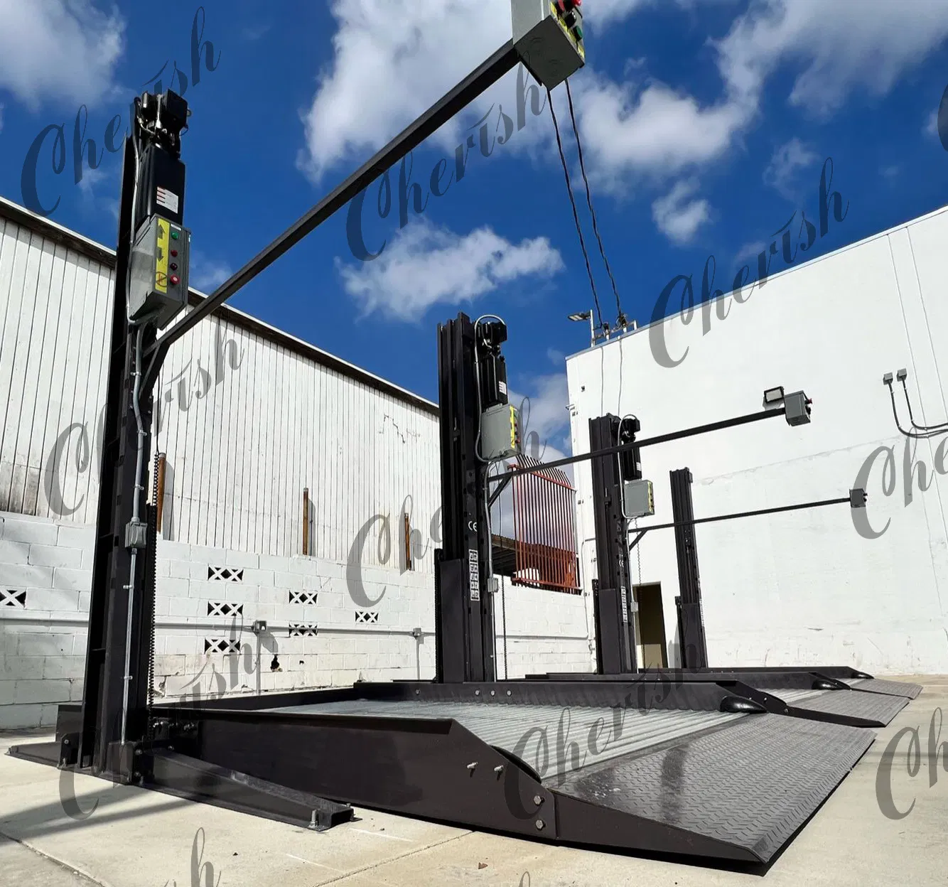 CE Approved Hydraulic Vertical Elevator Garage Vehicle Storage Park System Scissor Auto Stacker Two Four Post Hoist Double Level Car Parking Lift