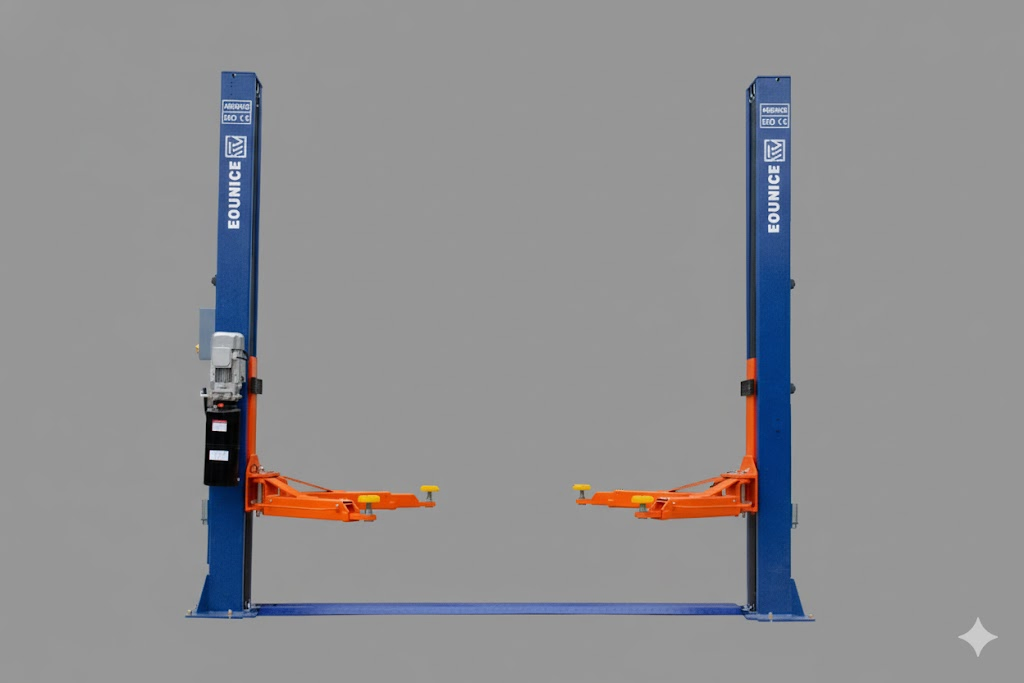 Heavy-Duty Floor Plate 2 Post Lift/ 2 Post Hoist with Electric Release-4200kg