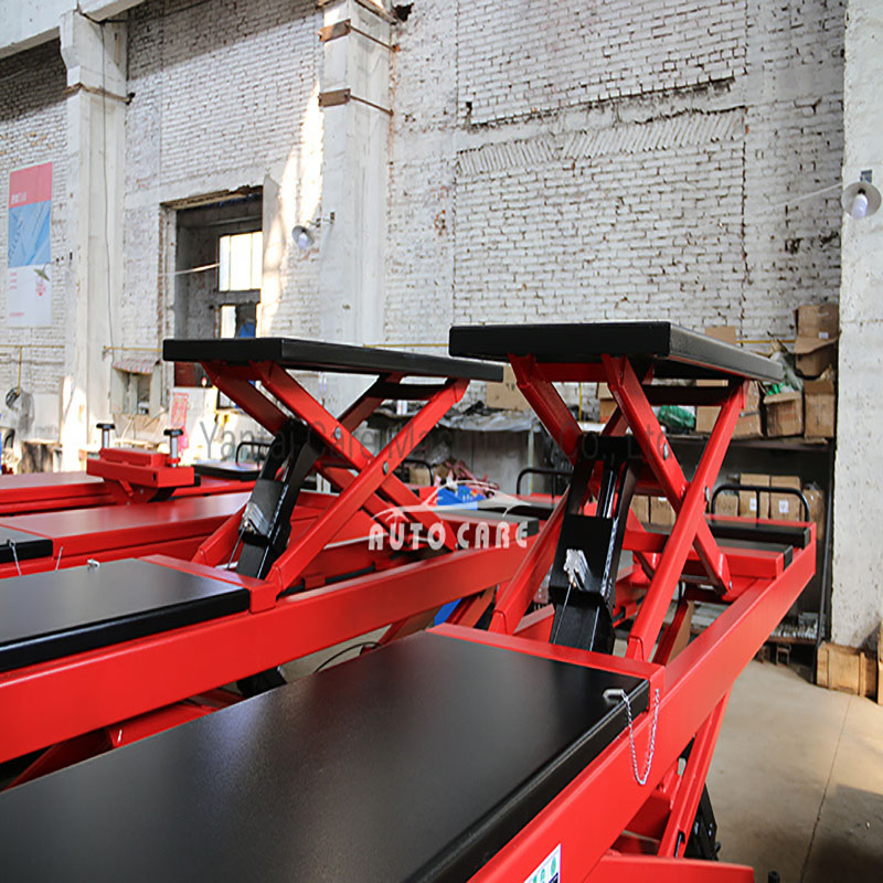 Free Sample Available Clear Floor Portable Scissor Lift for Car