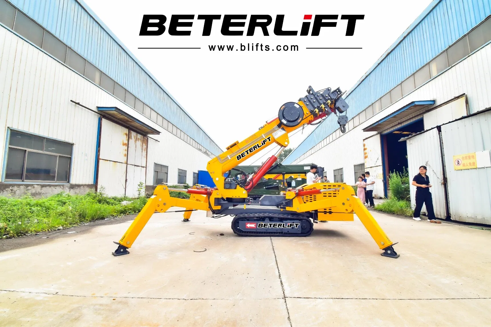 Heavy Load 3ton 5t 8t 14t 10ton 21m Small Mini Spider Crane Lift for Narrow Space