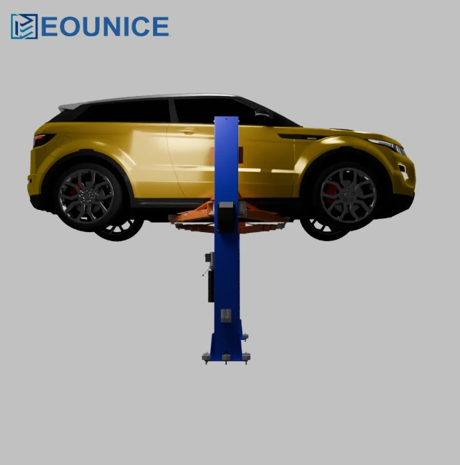 Heavy-Duty Manual Release Floor Plate Lift for Auto Shops