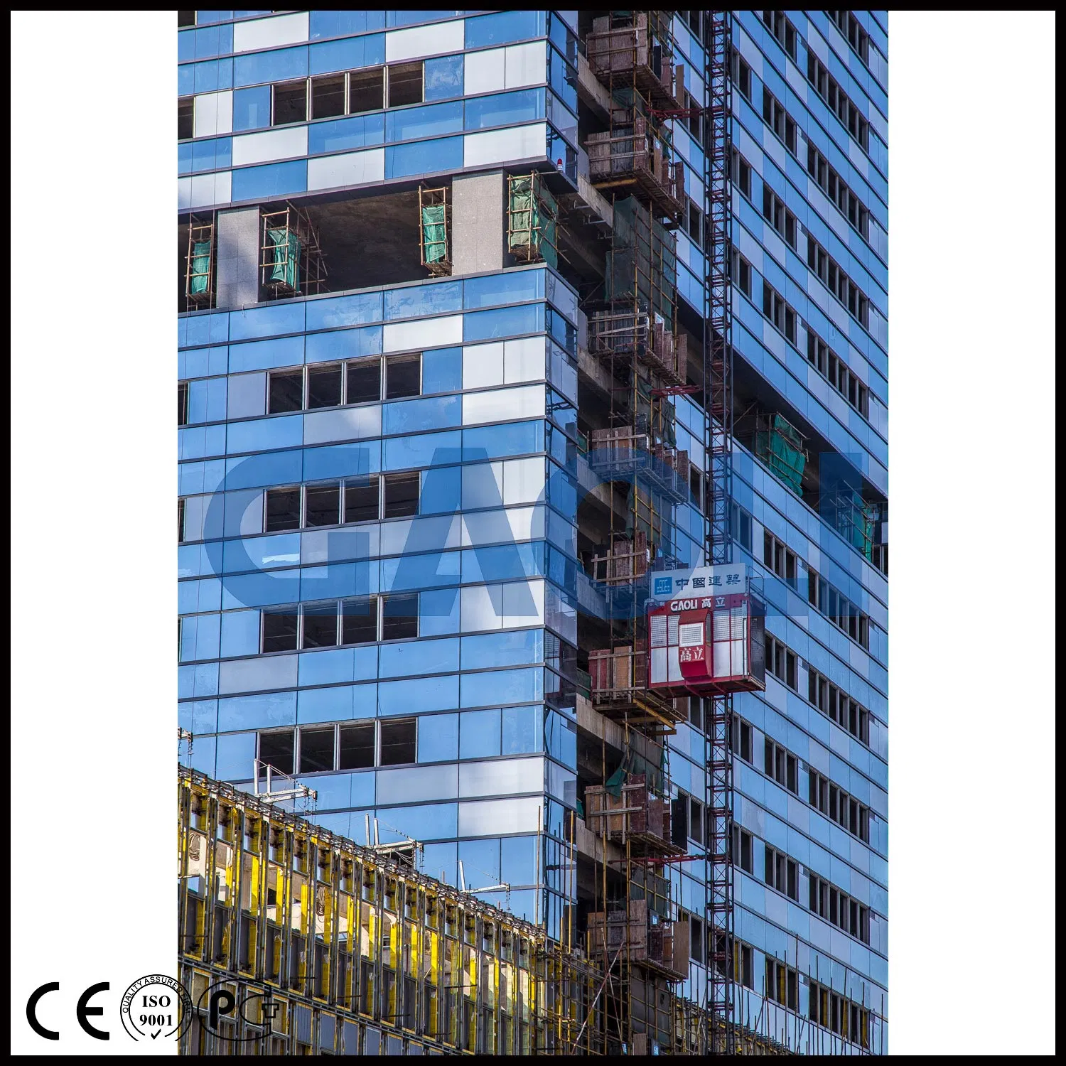 Double Carbin Electric Chain Construction Building Hoist /Elevator/Lift