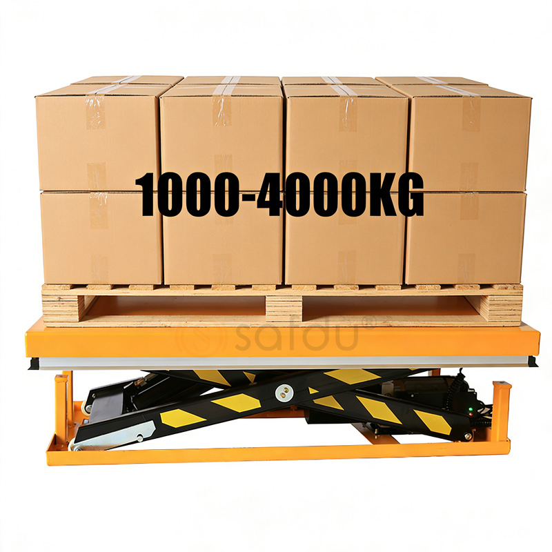 China Manufacturer Single Scissor Electric Lift Table 1000 Kg for Industrial