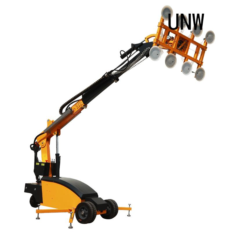 Workshop Glass Vacuum Robot 500kg Suction Cup Lifter Stone Lift with 6PCS