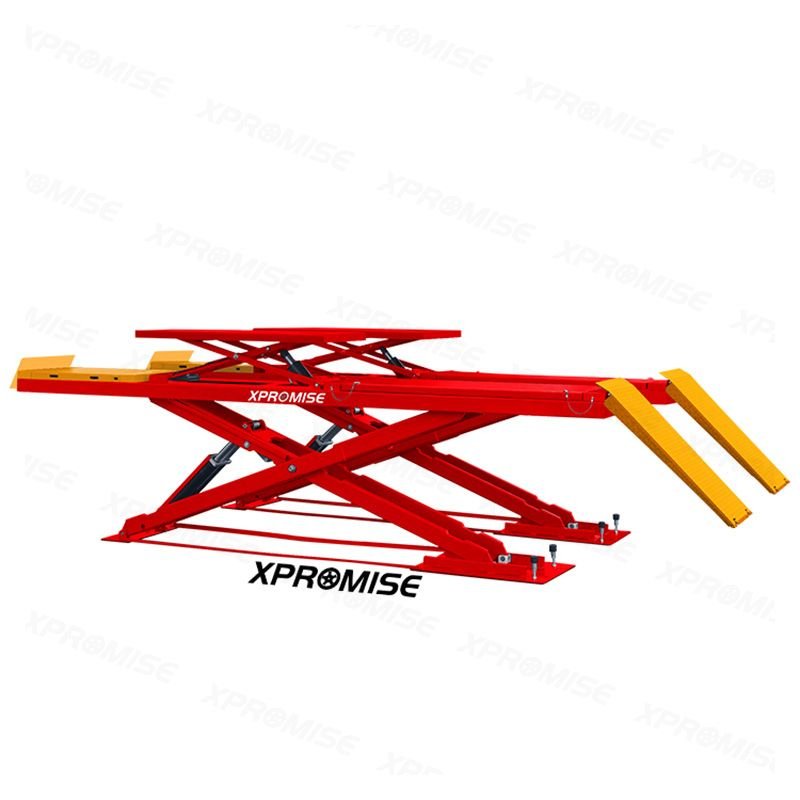 Chinese Manufacturer Ultra-Thin Scissor Lift for Auto Workshop with Pneumatic Safety Lock