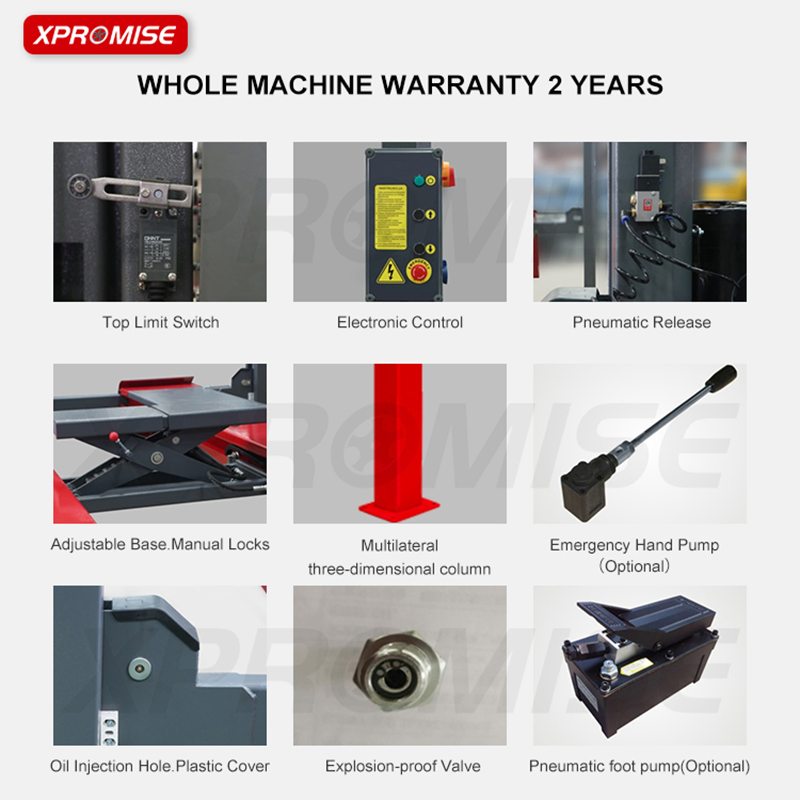 High Rigidity 4 Post Car Lift/Auto Lifter for Automobile with Electronic Control