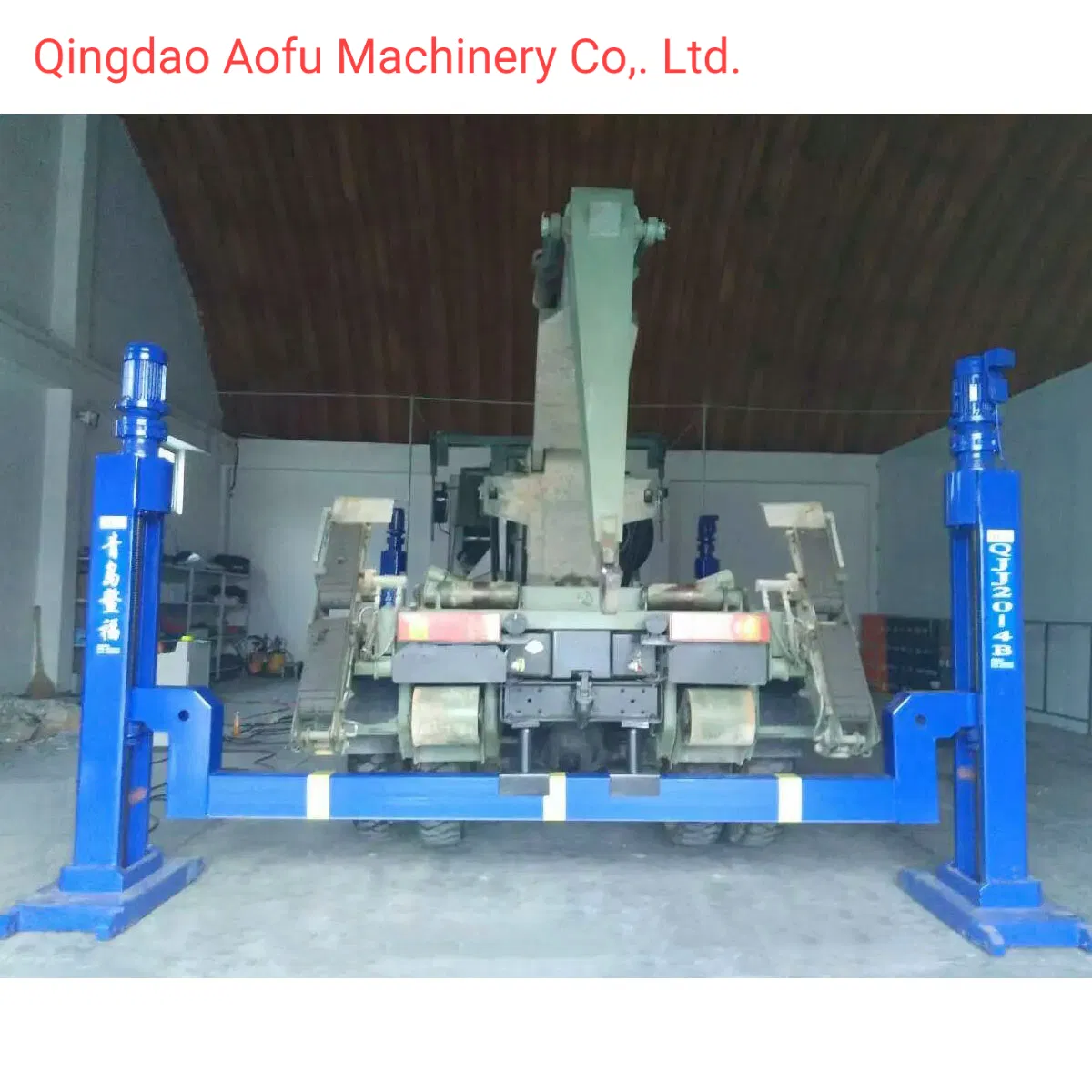 Heavy Duty Base Plate Four Post Auto Car Lift with CE