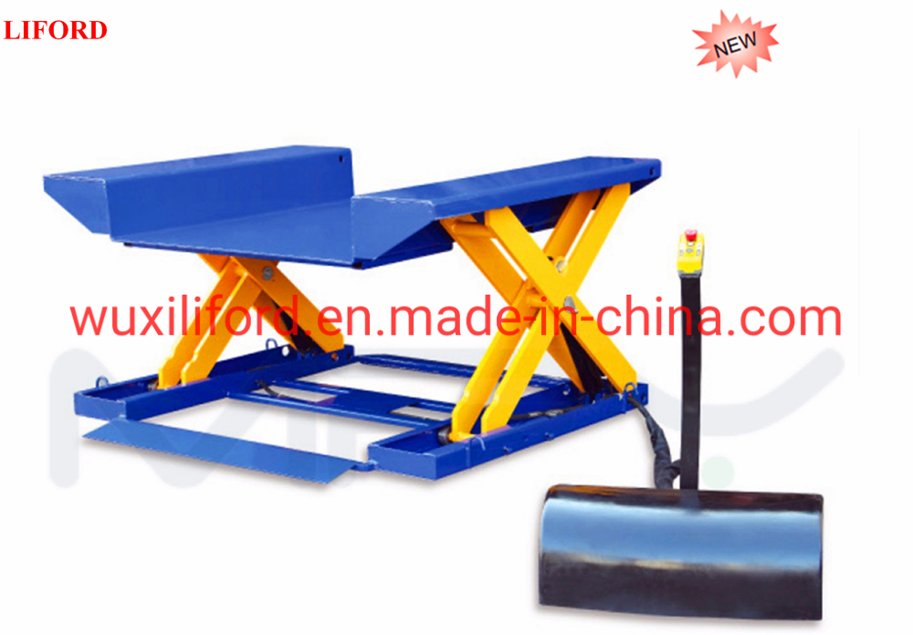 500kg -1500kg Chinese Supplier Stationary Electric Scissor Lift Table Hydraulic Lifting Platform Zero Level Electric Hydraulic Scissor Lift Fixed Lifting Table