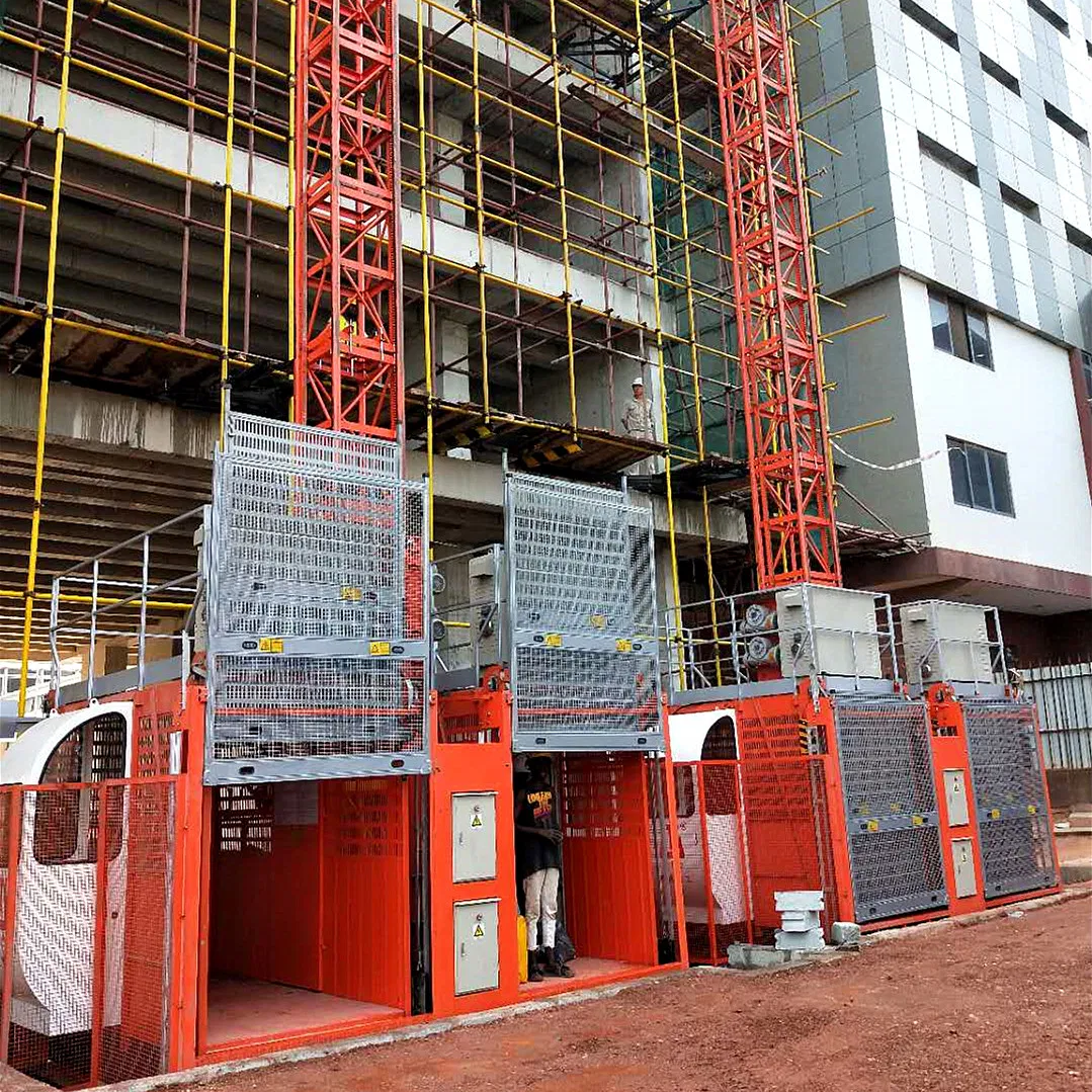 Used Inclined Rack and Pinion Elevator Construction Used Vertical Material Lift