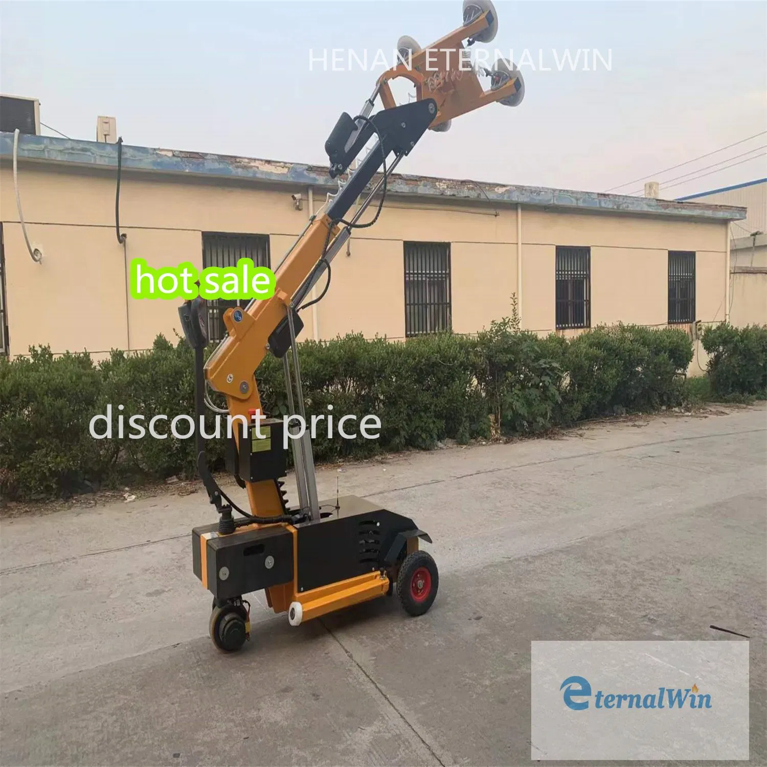 Insulating Glass Vacuum Lift for Window Screen Installation