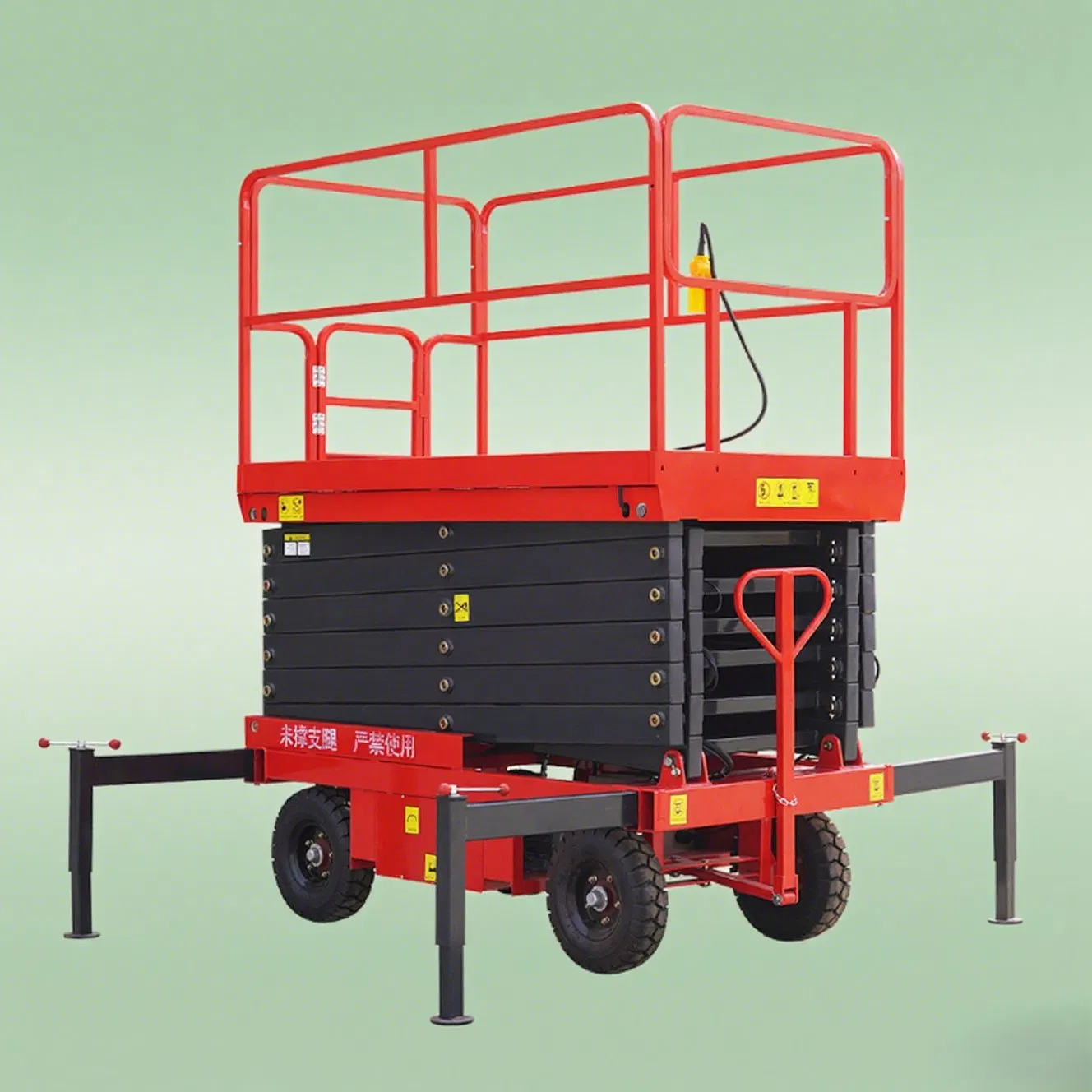Portable Mobile Hydraulic Scissor Lift Manual Scissor Lift Platform Table for Warehouse and Construction Projects