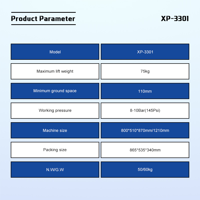 New Design Balancer Lift Truck for Garage with Oil-Water Separator Protective Cover