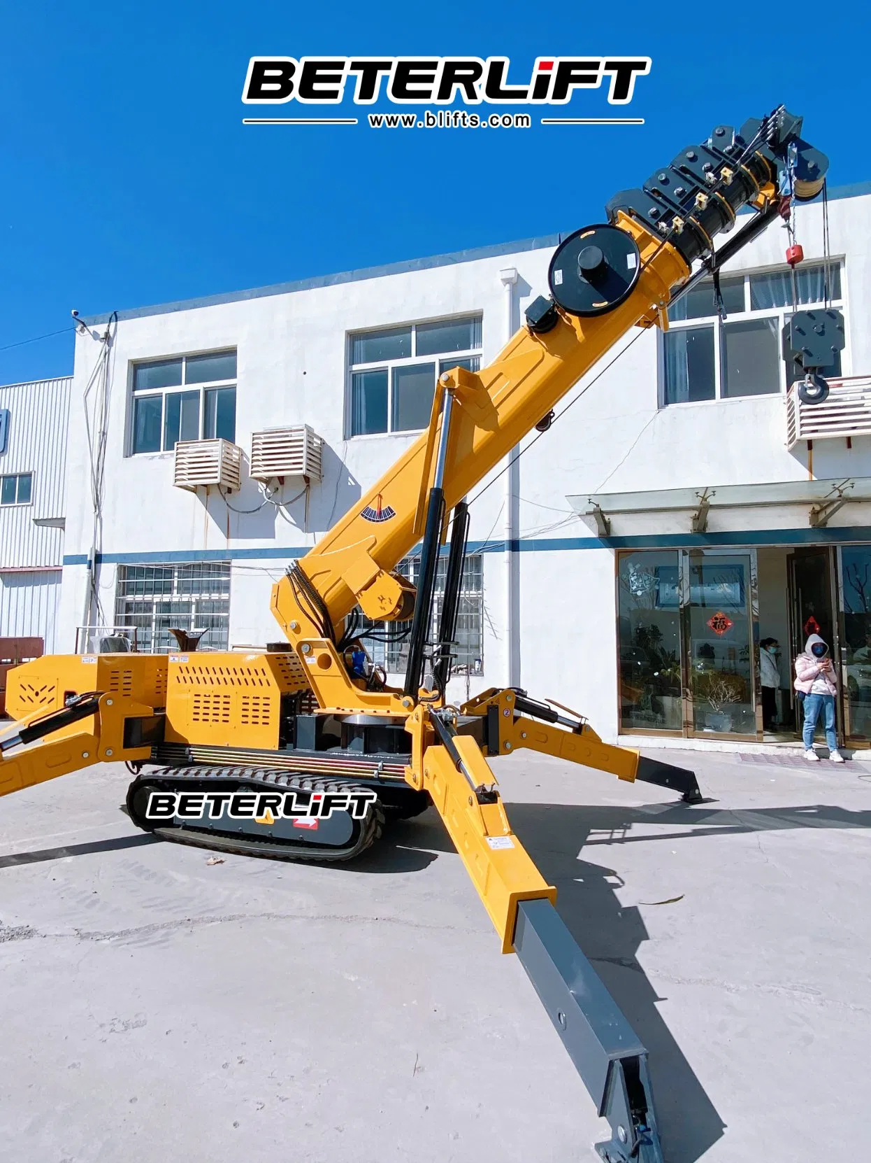 Heavy Load 3ton 5t 8t 14t 10ton 21m Small Mini Spider Crane Lift for Narrow Space