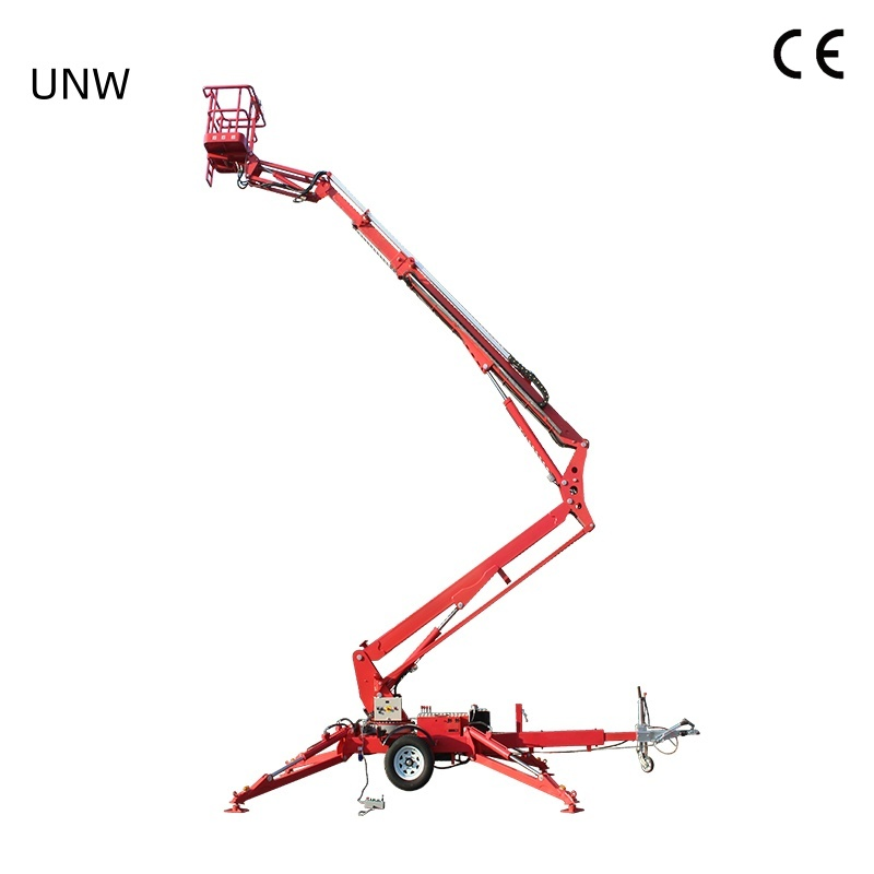Spider 14m 16m 18m Boom Lift Towable Articulating Arm Aerial Work Platform
