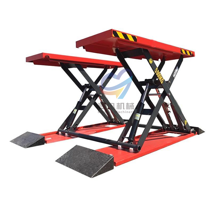 3.5tons Hydraulic Thin on Ground Mobile Garage Scissor Car Lift