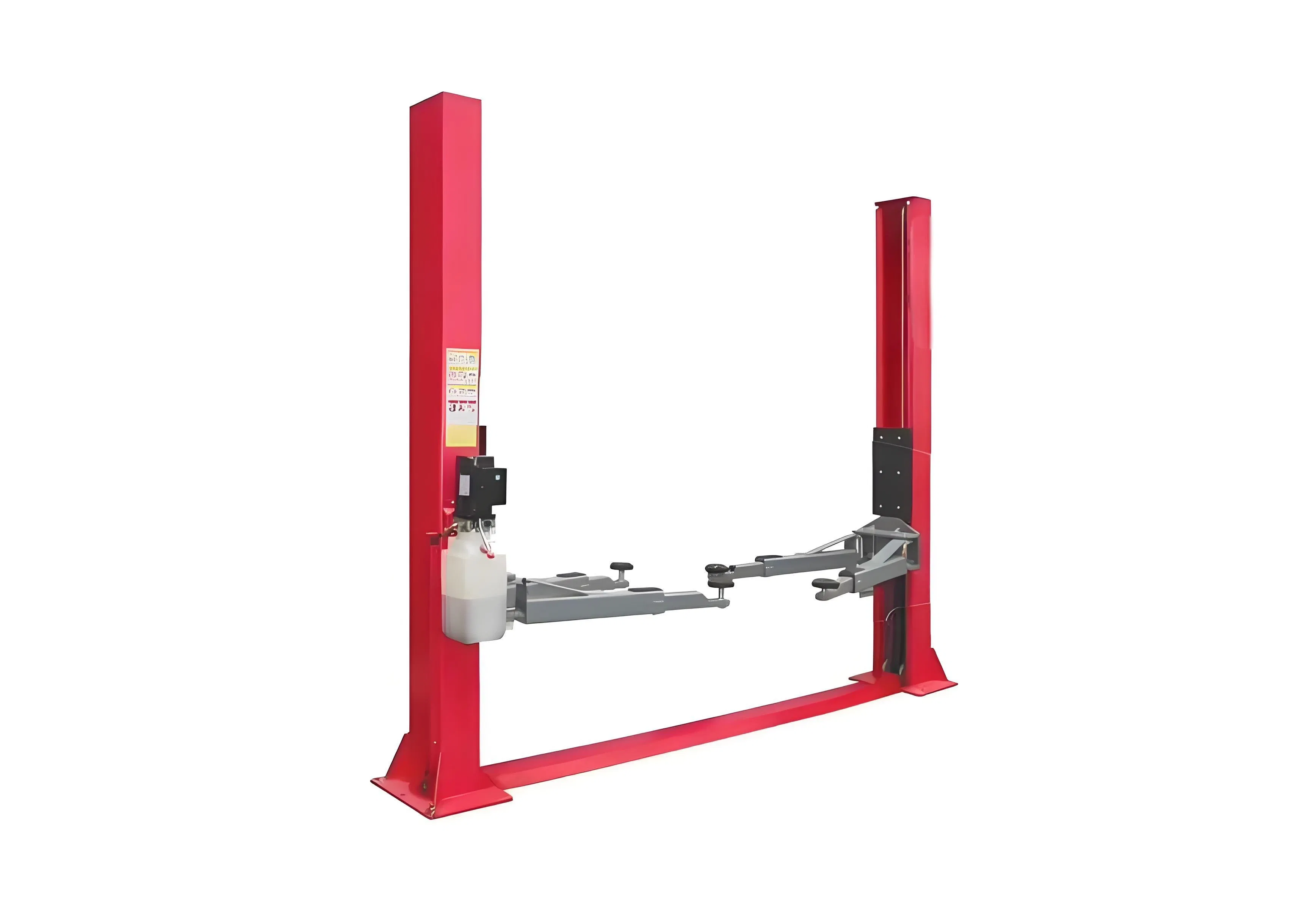 Hydraulic 2-Post Base Plate Lift Heavy-Duty Car Parking Lift