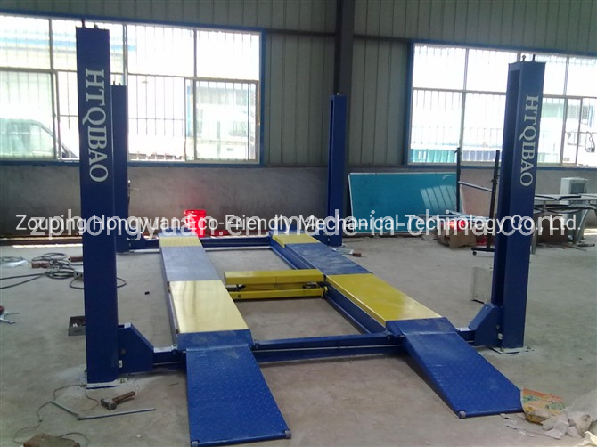Hongyuan Electrical Release Double Cylinder Gantry 2 Post Car Lift with CE