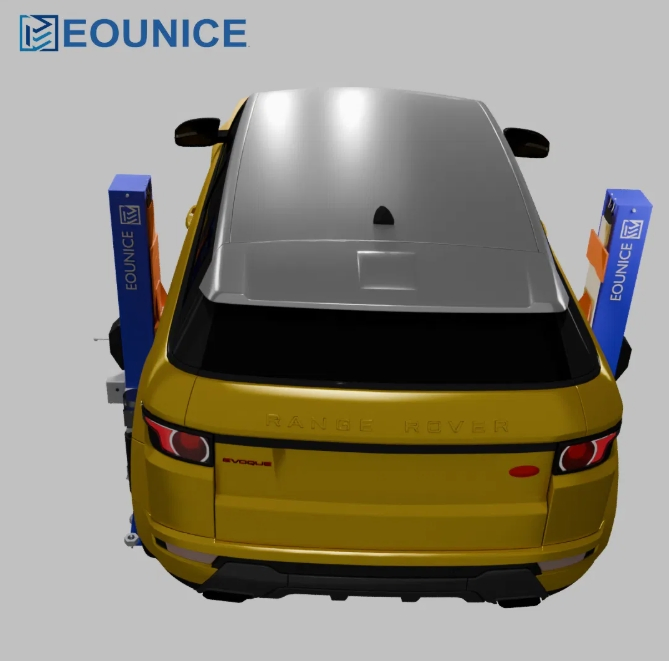 Heavy-Duty Manual Release Floor Plate Lift for Auto Shops