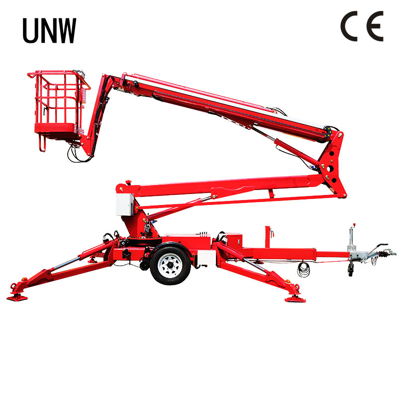 32FT to 72FT Articulated Cherry Picker Truck Spider Towable Boom Man Lift