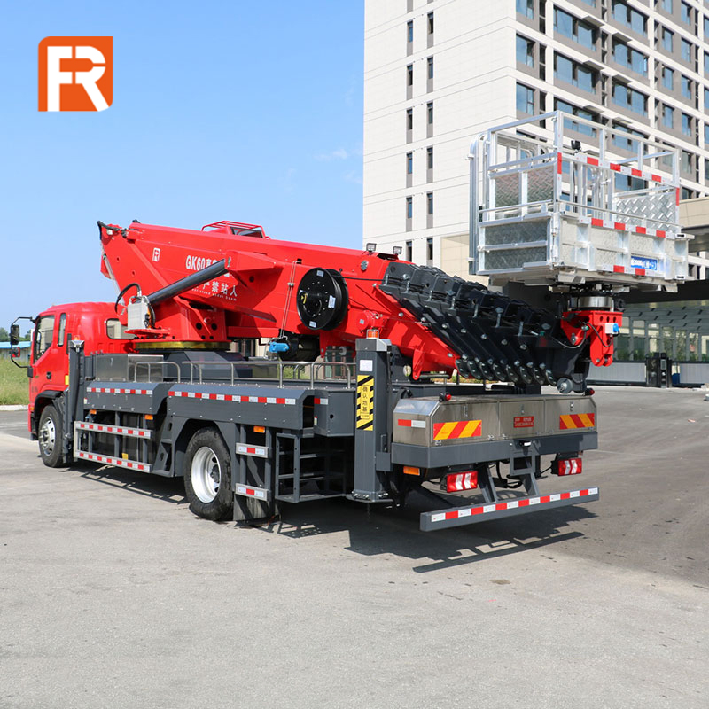 JAC 60m Man Lift Boom Aerial Work Truck Hydraulic High Altitude Platform Bucket Vehicle