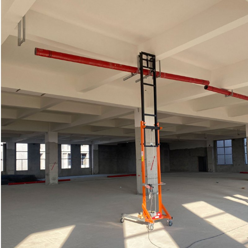 200kg 7000mm Small Electric Lift Machine Elevator Lift for Fire Pipe Installation