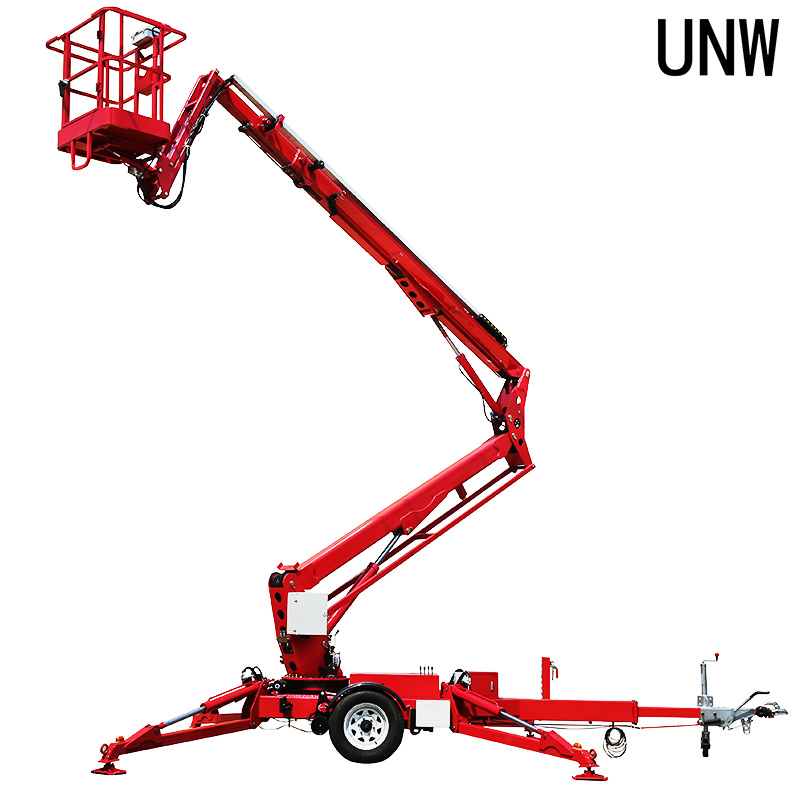 CE Approved Electric Power Man Lift Articulated Boom Lift with Crawler or Wheels