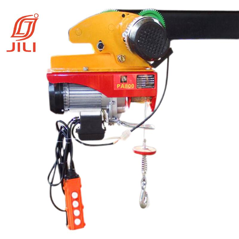 Electric Hoist Winch 1320lbs Lifting Engine Crane Cable Overhead Lift W/ Remote