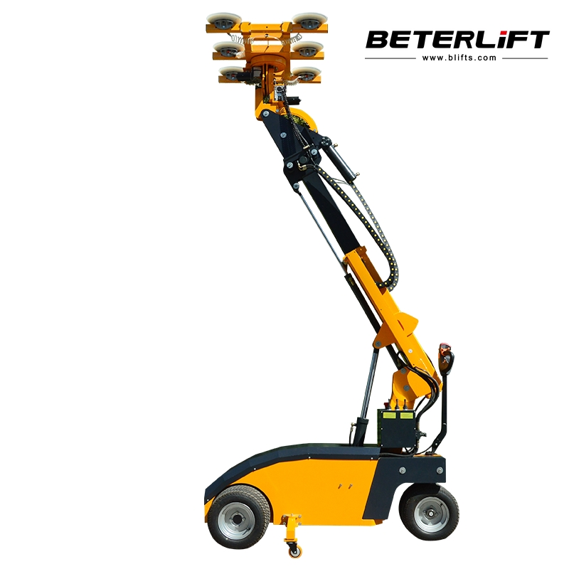 800kg Double Big Wheels Vacuum Glass Suction Lift for Uneven Road