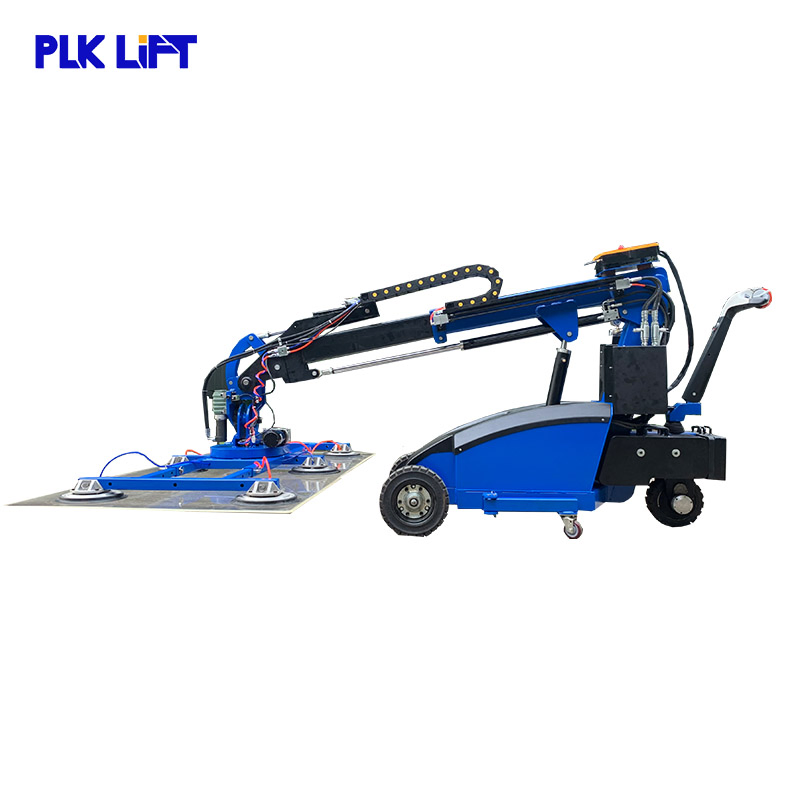 Rotatable Electric Vacuum Lift Glass Suction Cup with Optional Remote Control off-Road Wheels