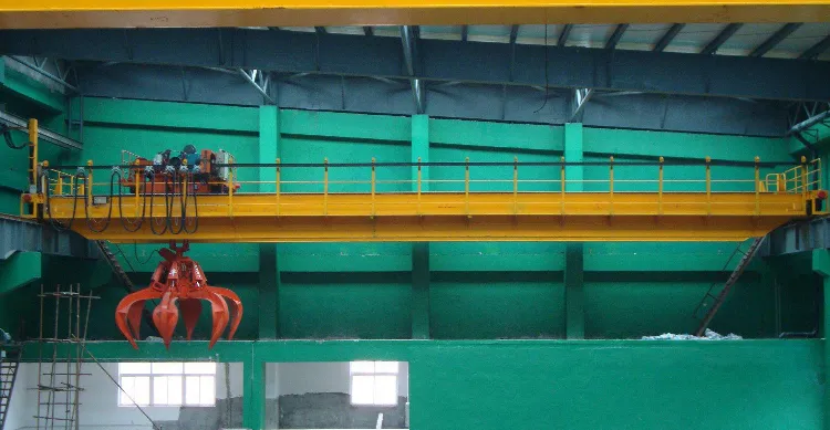 Grab Bucket Overhead Bridge Crane