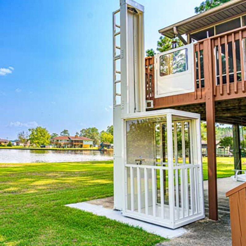 Indoor Outdoor Hydraulic Wheelchair Platform Lift for Disabled Access