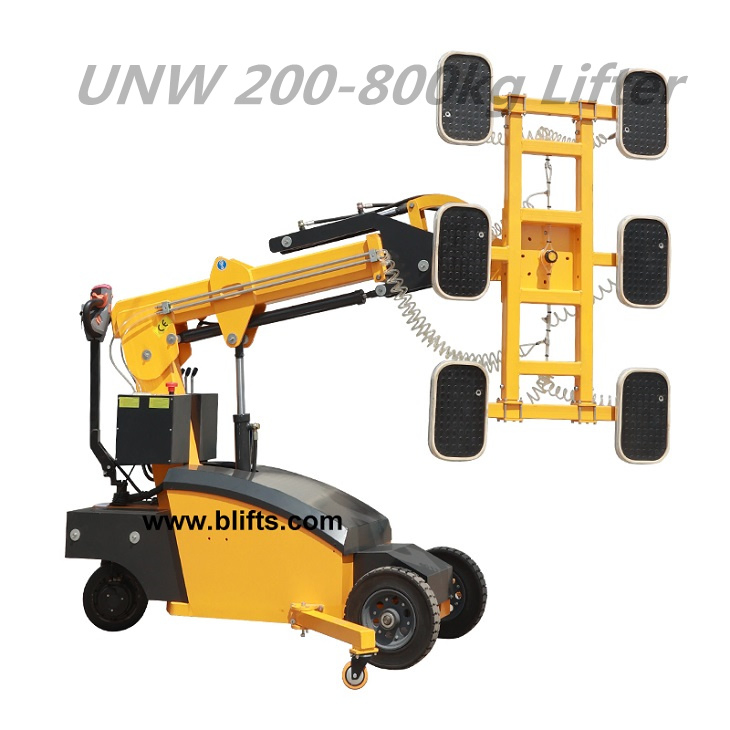 800lbs 1300lbs 1700lbs Full Electric Vacuum Lift with High Performance Pump Station