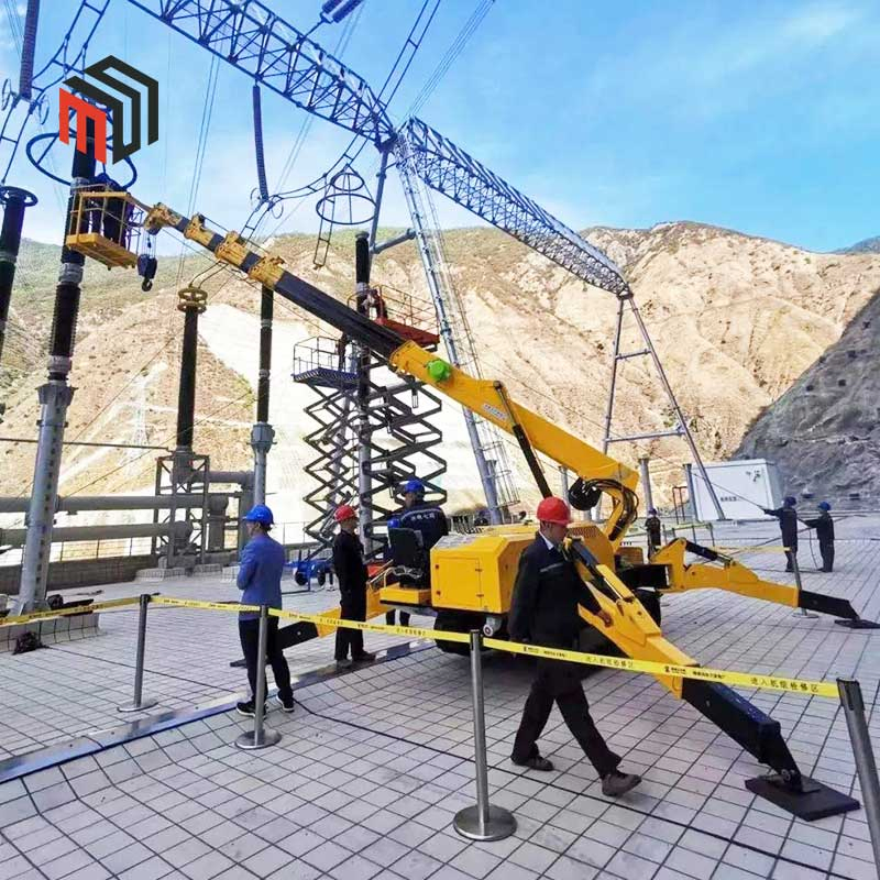 Free Shipping China Factory Best 8 10 Ton Spider Lift Articulated Architecture Spider Lift