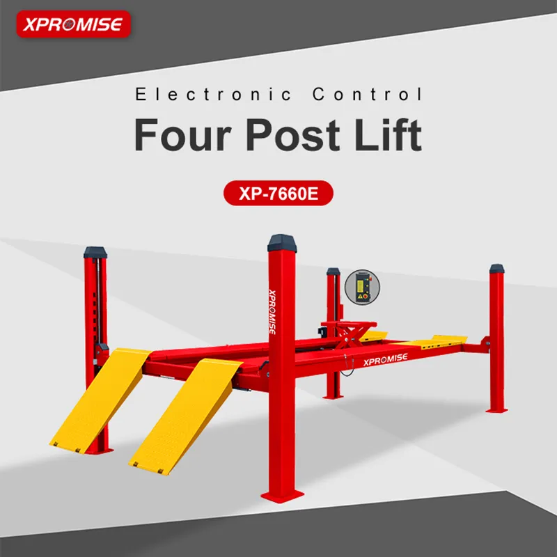 Electronic Control 4 Post Lift