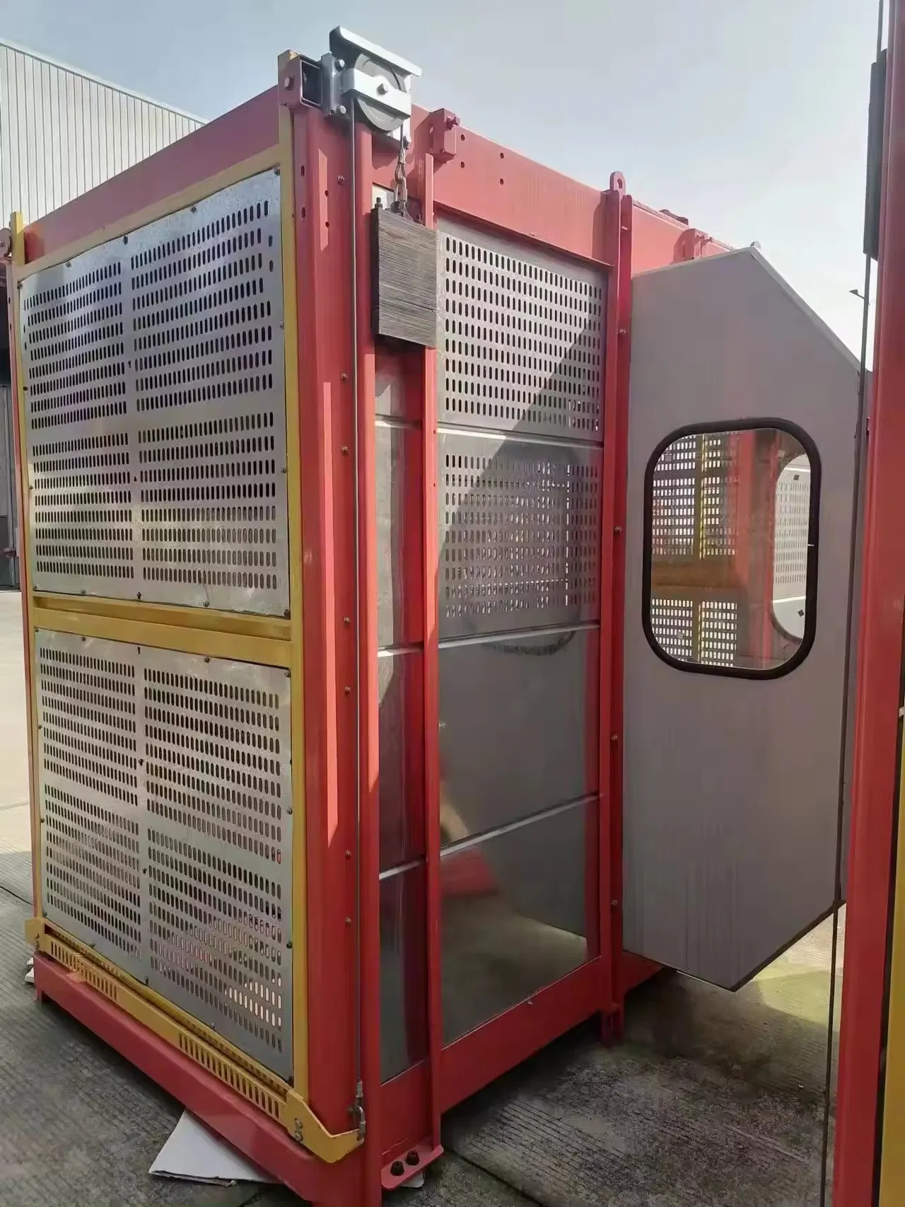 Used Inclined Rack and Pinion Elevator Construction Used Vertical Material Lift