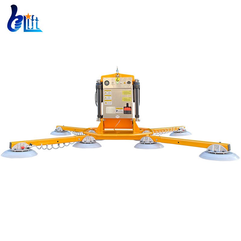 X Shape Glass Vacuum Lift with Rubber Pads Sponge Pads H Shape Suction Lifting Vacuum Used in Glass Marble Moving and Installation