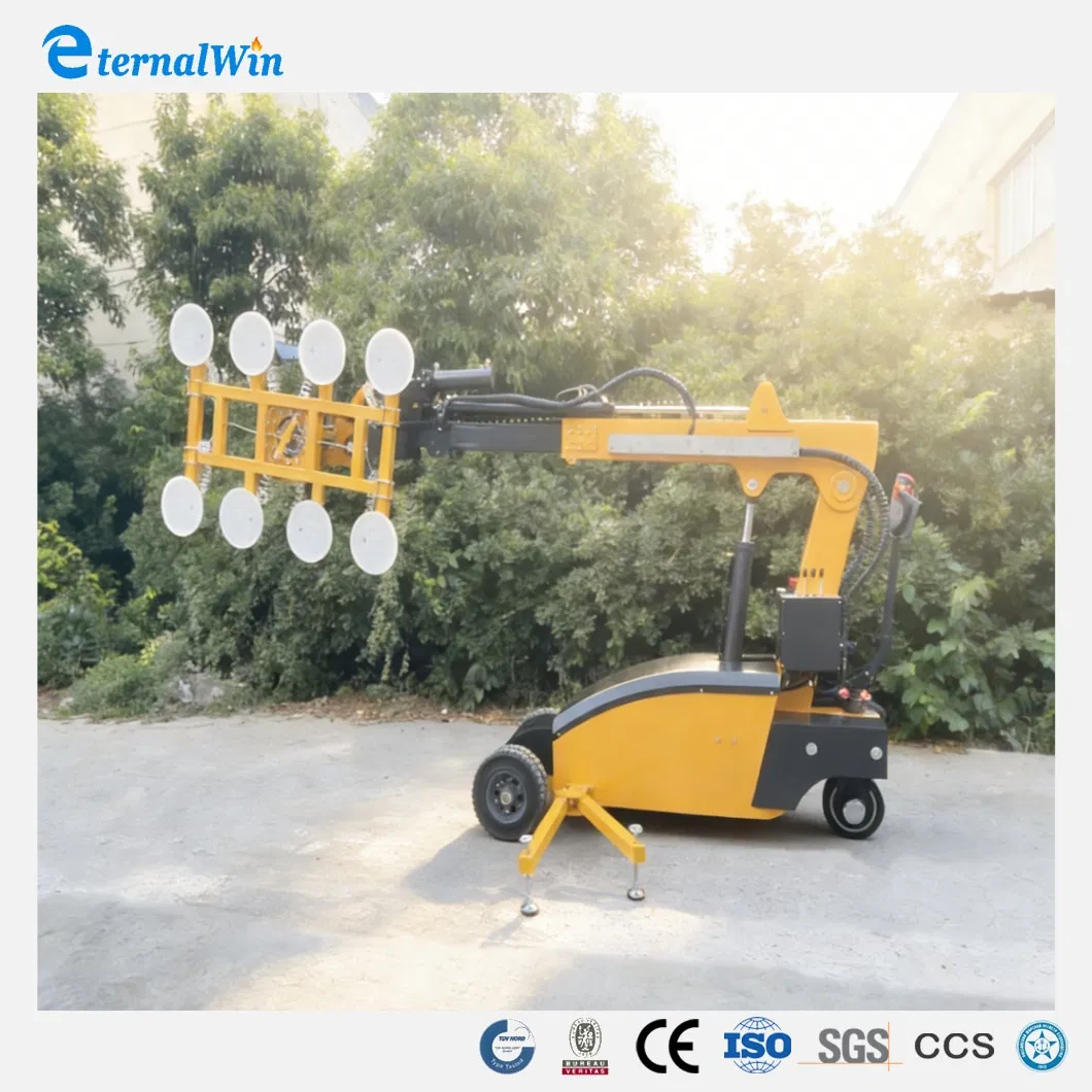 Battery Powered Glass Lift Robot with Strong Suction