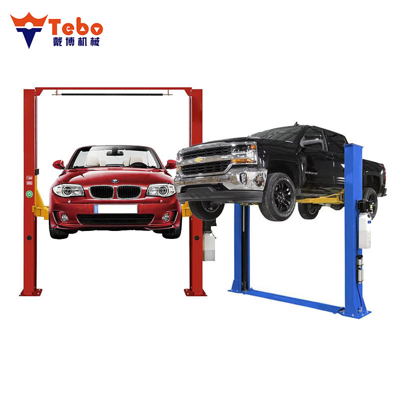 Heavy Duty Clear Floor Two-Post Hydraulic Vehicle Lift for Garage Service